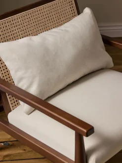 Sillón de madera de caucho Manuell