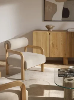 Sillón de madera de fresno Raymond