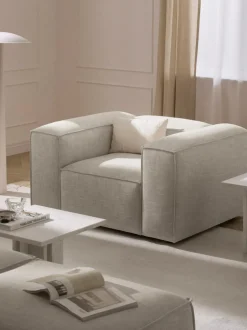 Sillón de mezcla de lino Lennon