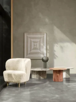 Sillón de piel de oveja Stay