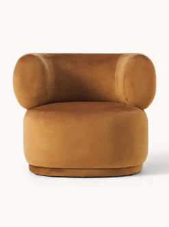 Sillón de terciopelo Cori
