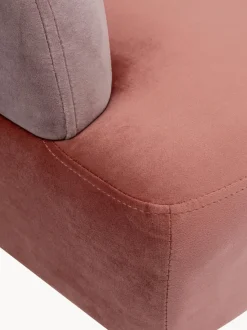 Sillón de terciopelo diseño retro Sandwich