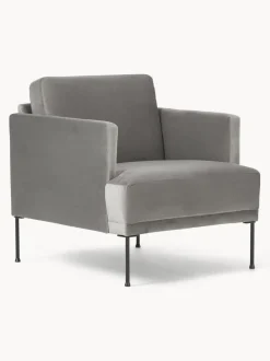 Sillón de terciopelo Fluente