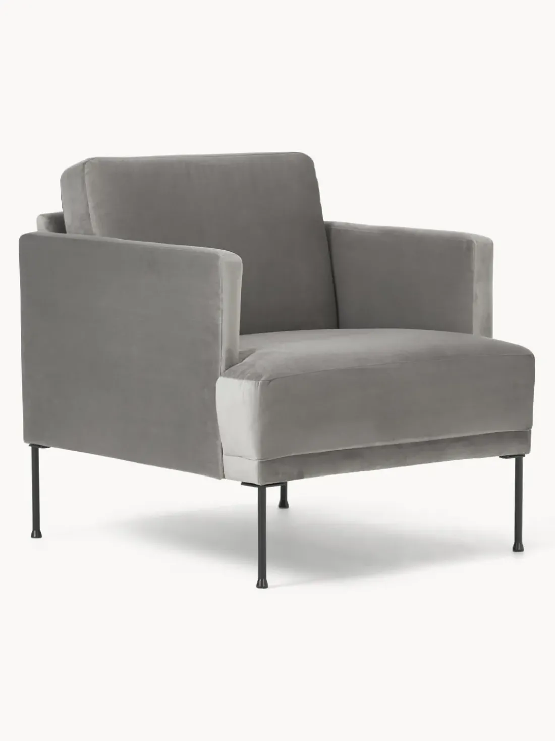 Sillón de terciopelo Fluente