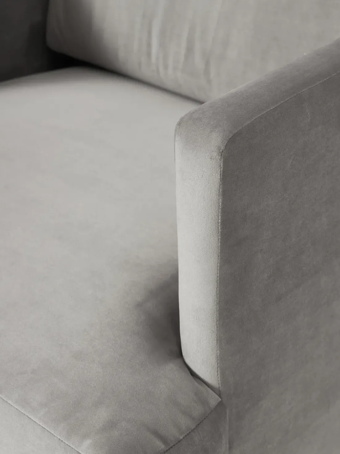 Sillón de terciopelo Fluente
