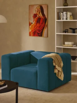 Sillón de terciopelo Lena