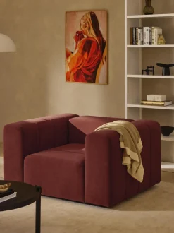 Sillón de terciopelo Lena