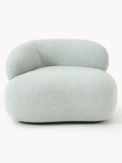 Sillón en tejido bouclé Alba