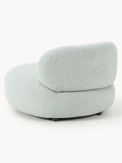 Sillón en tejido bouclé Alba