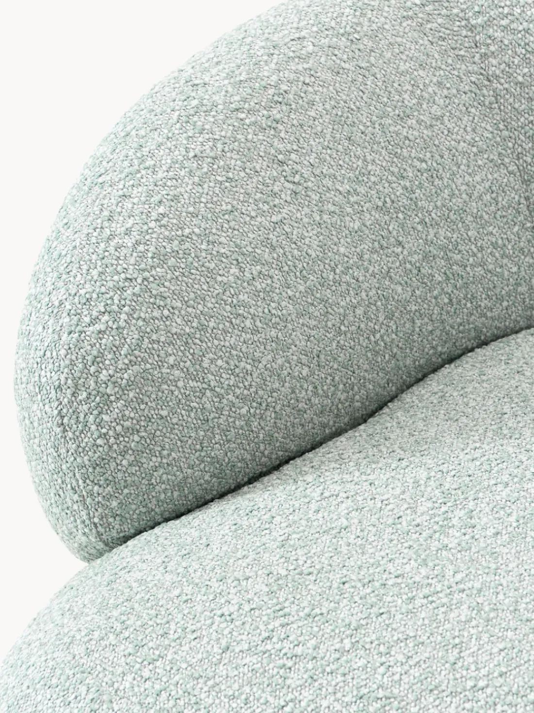 Sillón en tejido bouclé Alba