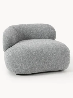 Sillón en tejido bouclé Alba