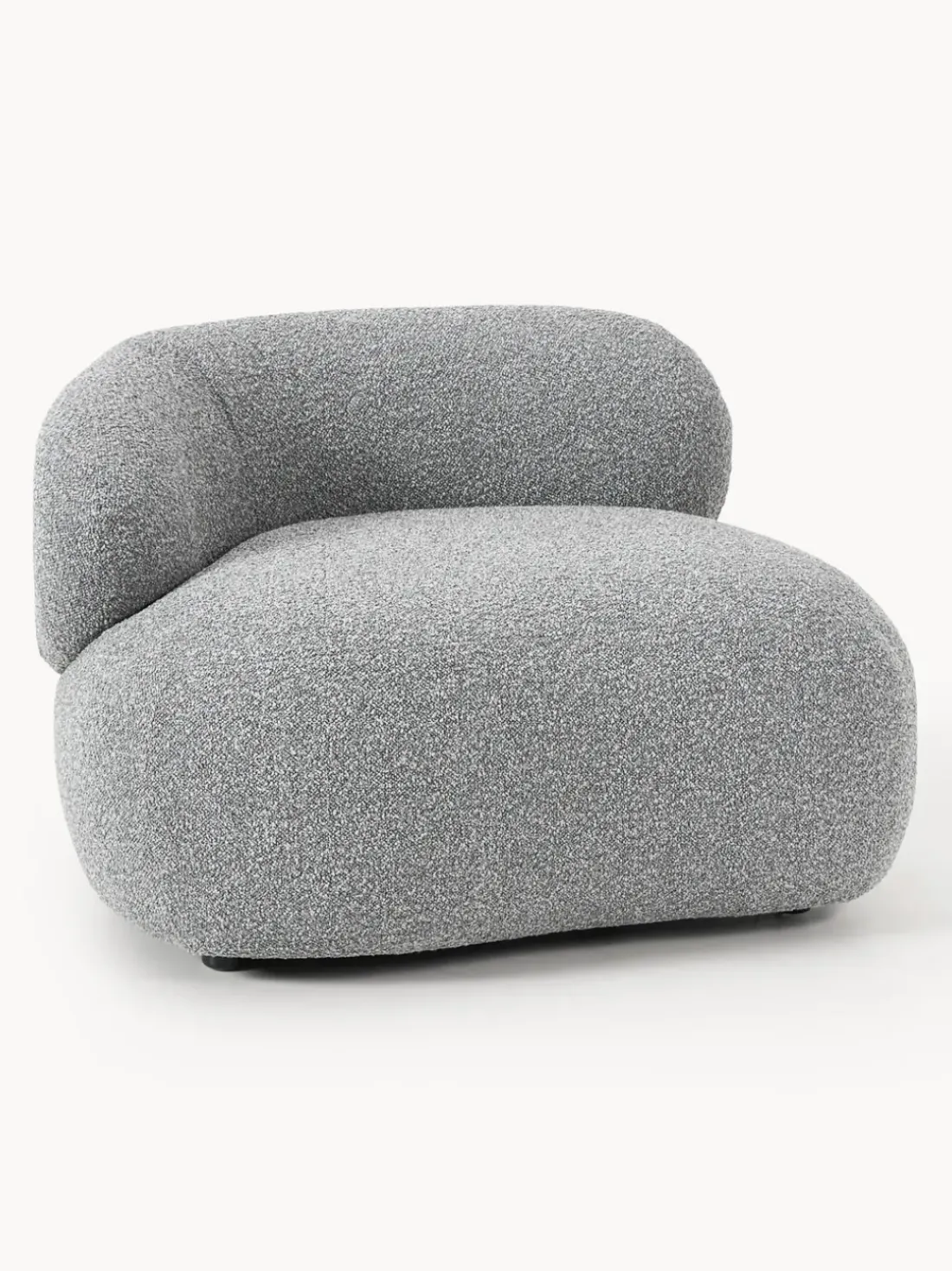 Sillón en tejido bouclé Alba