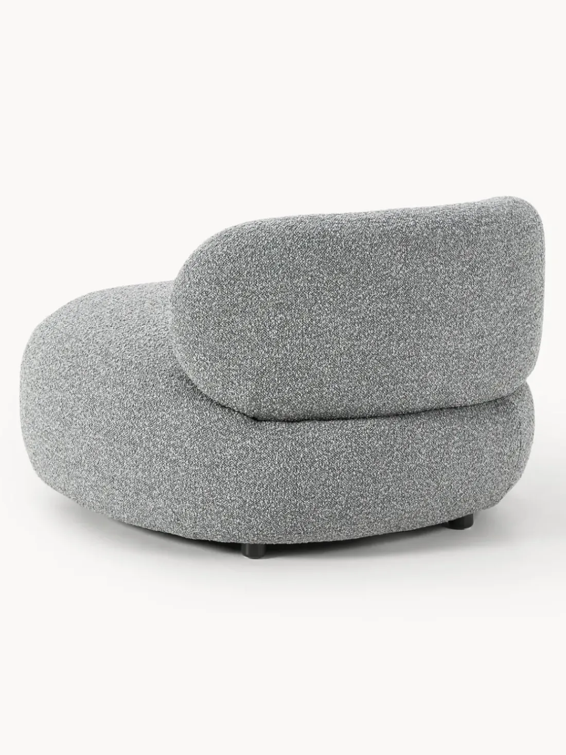 Sillón en tejido bouclé Alba