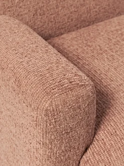 Sillón en tejido bouclé Aven