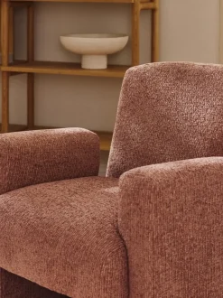 Sillón en tejido bouclé Aven