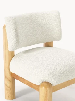 Sillón en tejido bouclé Dalma
