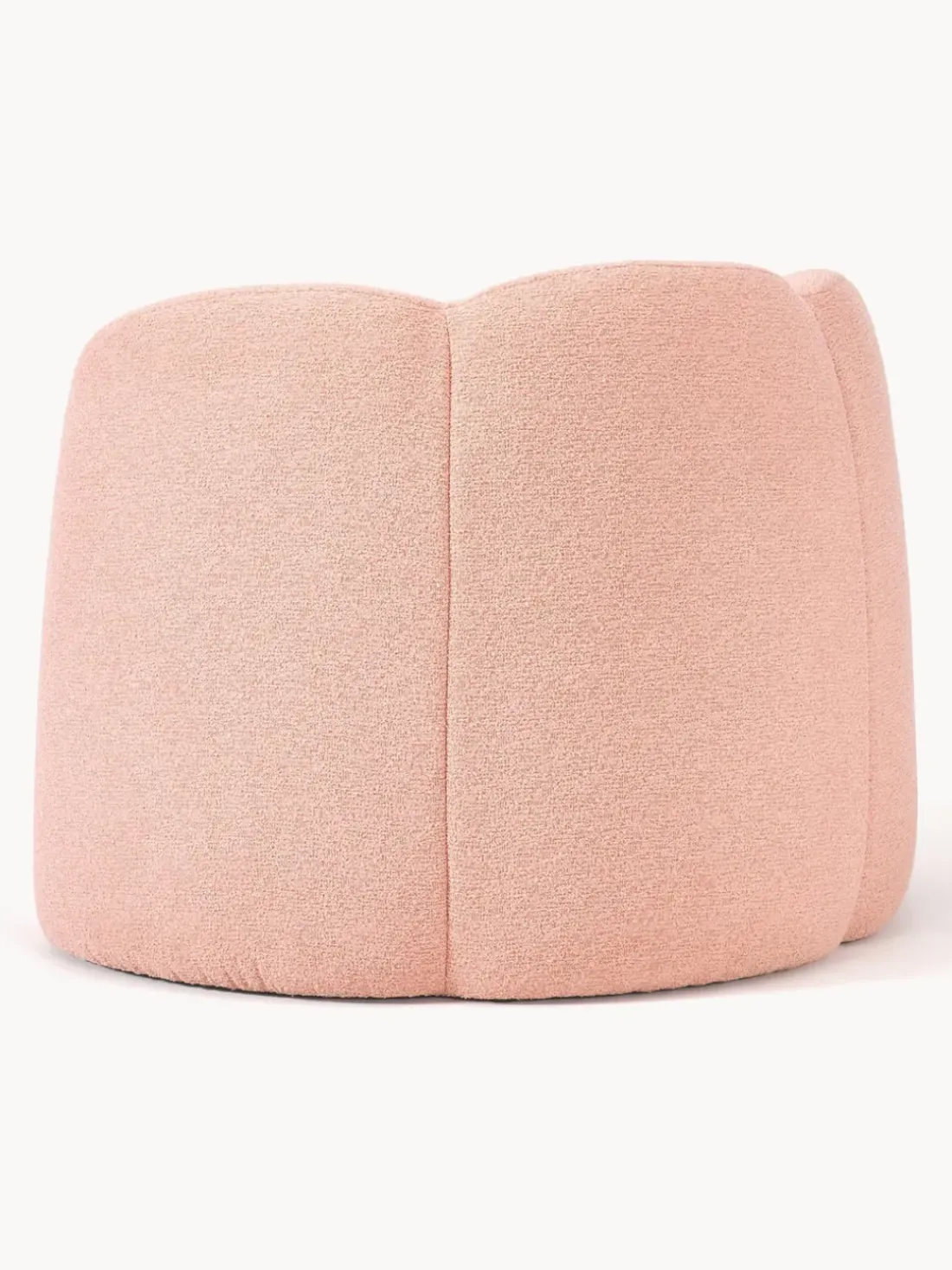 Sillón en tejido bouclé Fleur