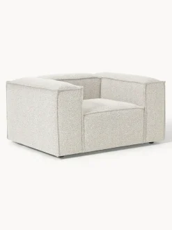 Sillón en tejido bouclé Lennon