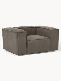 Sillón en tejido bouclé Lennon