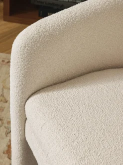 Sillón en tejido bouclé Mairo