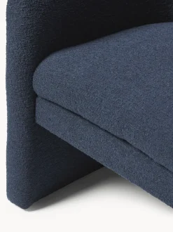 Sillón en tejido bouclé Mairo