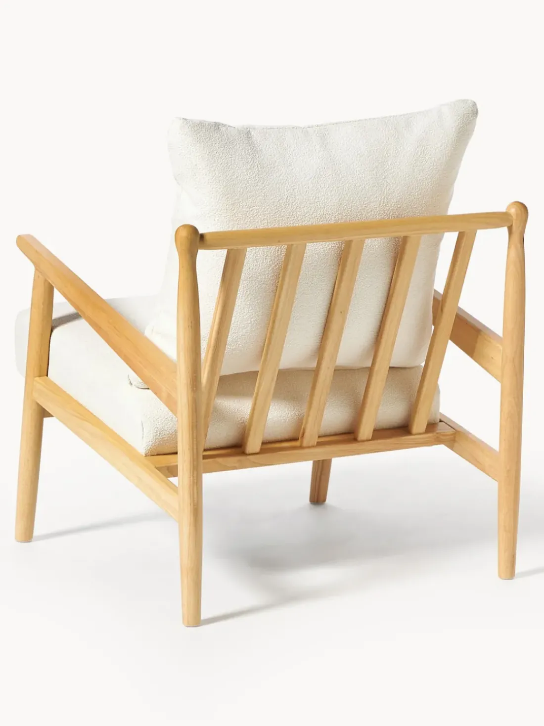 Sillón en tejido bouclé Mikkel