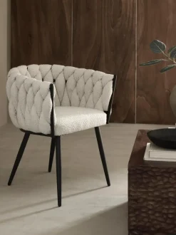 Sillón en tejido bouclé Molto