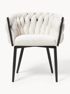 Sillón en tejido bouclé Molto