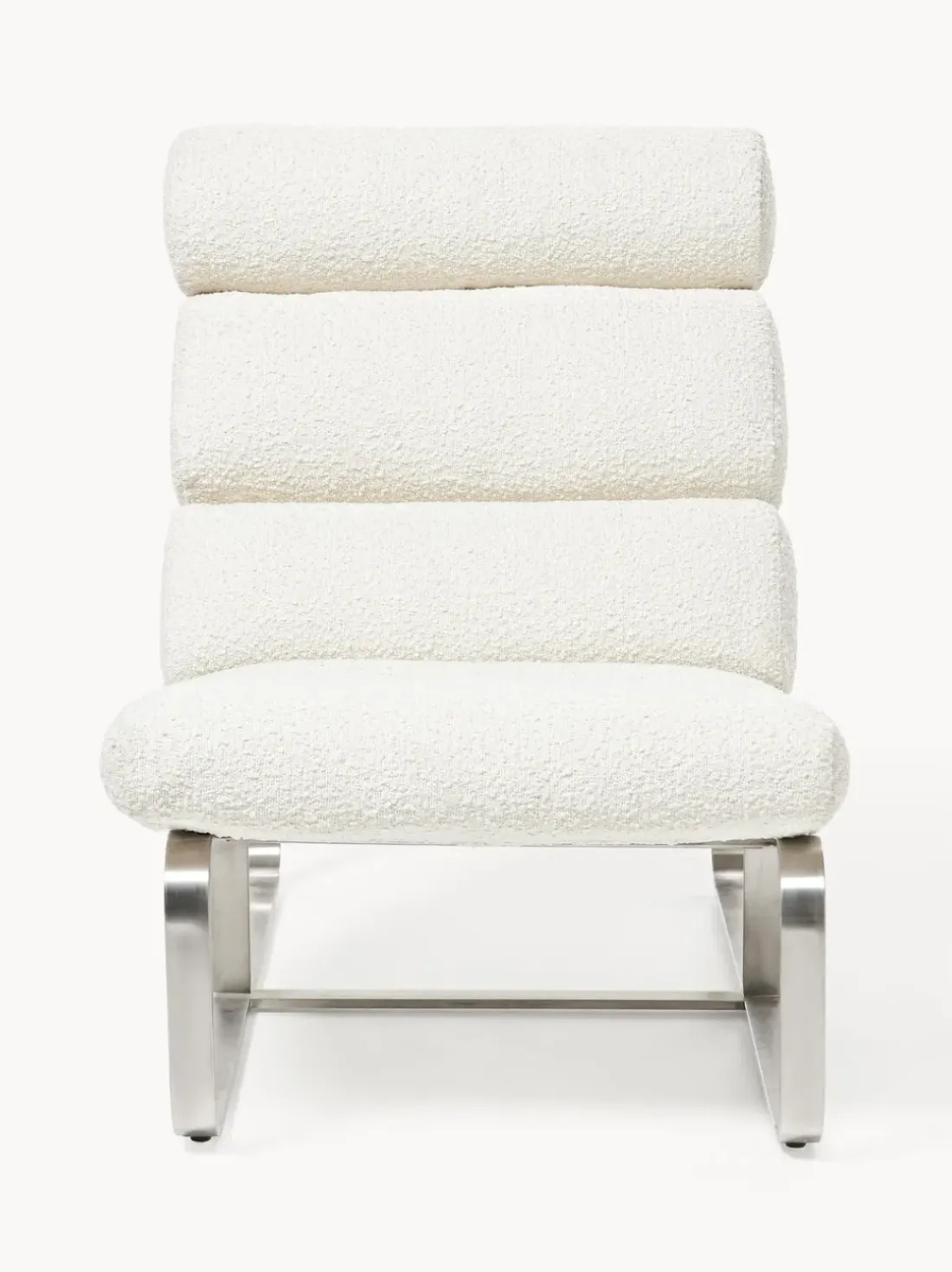 Sillón en tejido bouclé Pavlos