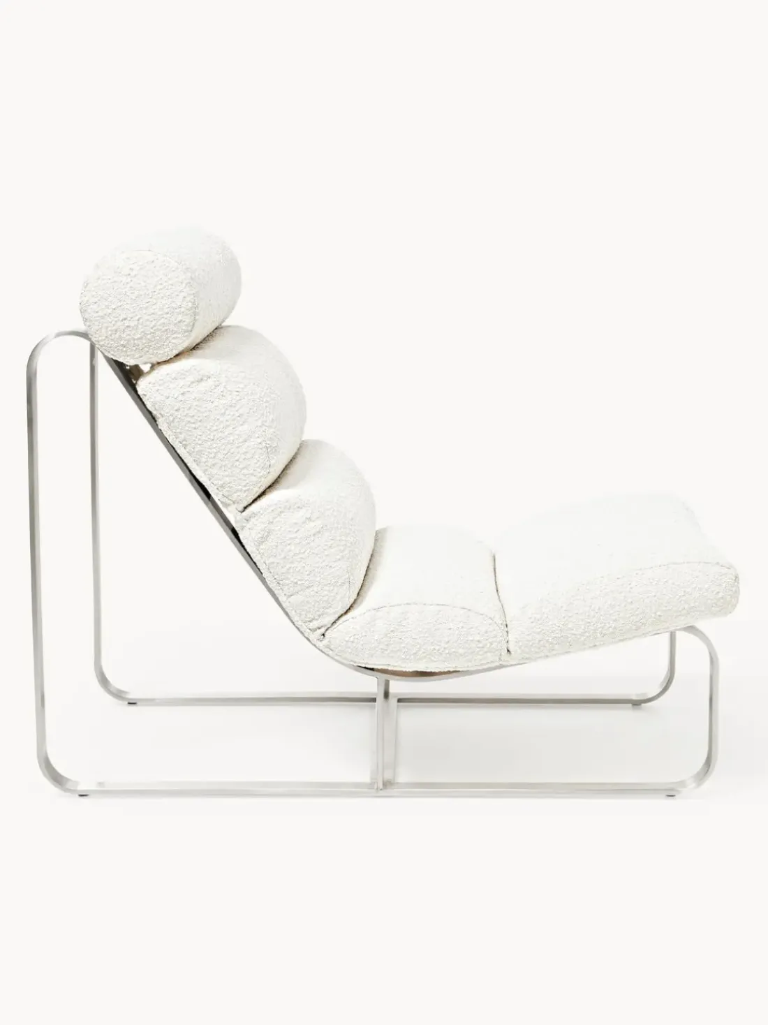 Sillón en tejido bouclé Pavlos