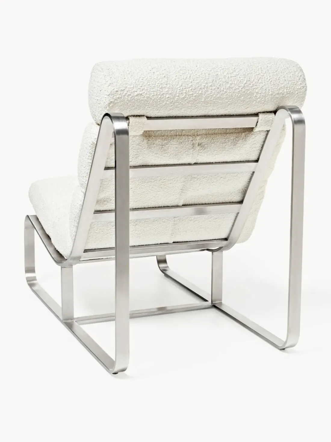 Sillón en tejido bouclé Pavlos