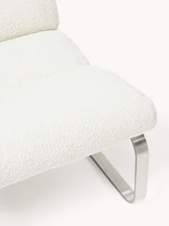 Sillón en tejido bouclé Pavlos