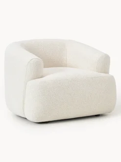 Sillón en tejido bouclé Sofia