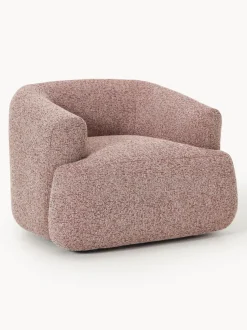 Sillón en tejido bouclé Sofia