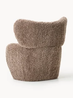 Sillón en tejido bouclé Teyvat
