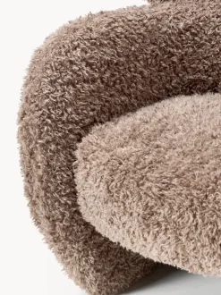 Sillón en tejido bouclé Teyvat