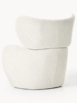 Sillón en tejido bouclé Teyvat