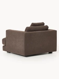 Sillón en tejido bouclé Tribeca