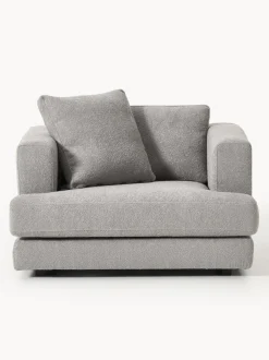 Sillón en tejido bouclé Tribeca