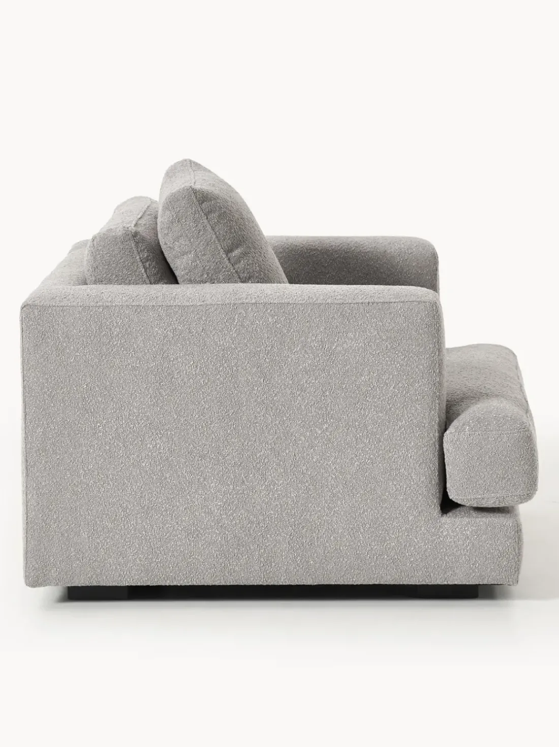 Sillón en tejido bouclé Tribeca