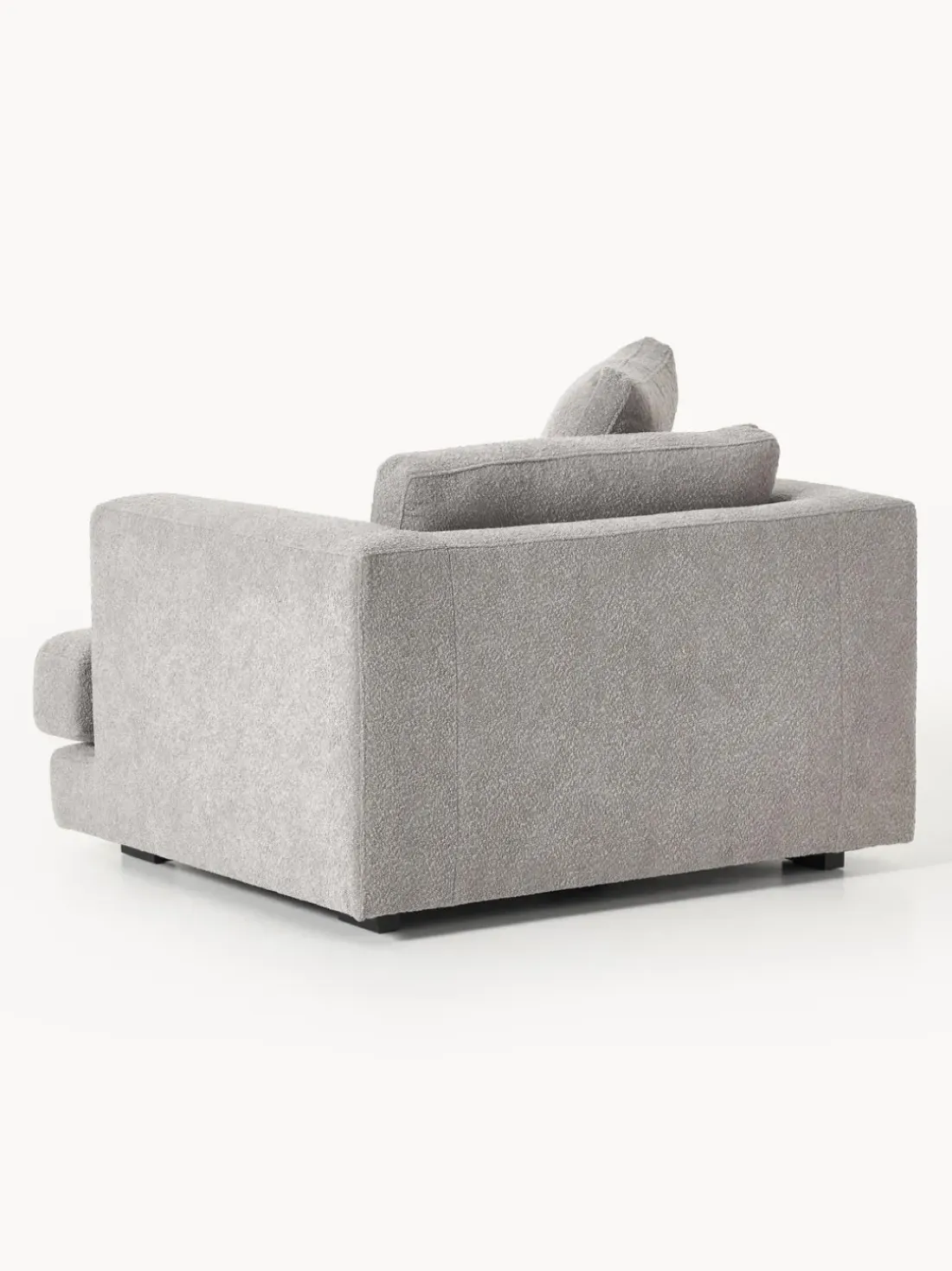 Sillón en tejido bouclé Tribeca