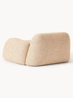 Sillón en tejido bouclé Wolke