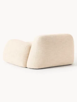 Sillón en tejido bouclé Wolke