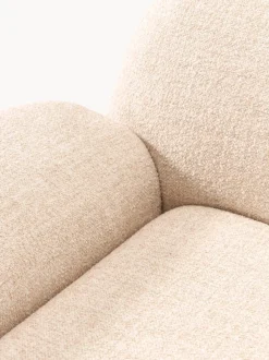Sillón en tejido bouclé Wolke