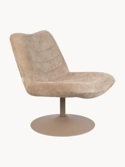 Sillón giratorio de pana Bubba