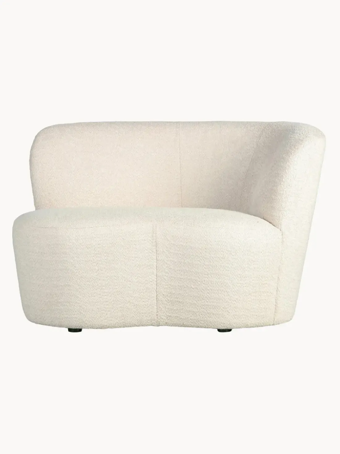 Sillón grande en tejido bouclé Sibylla