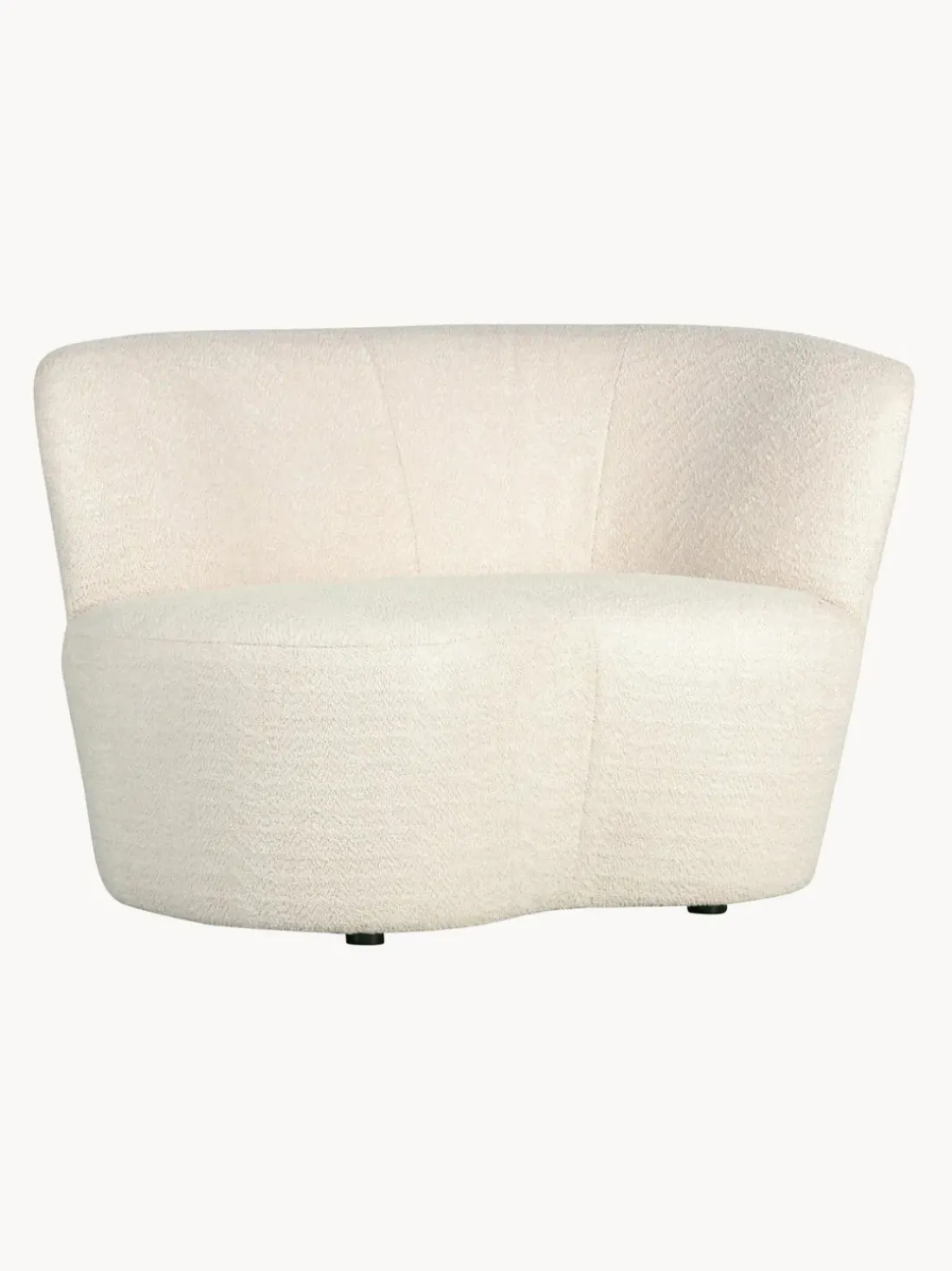 Sillón grande en tejido bouclé Sibylla
