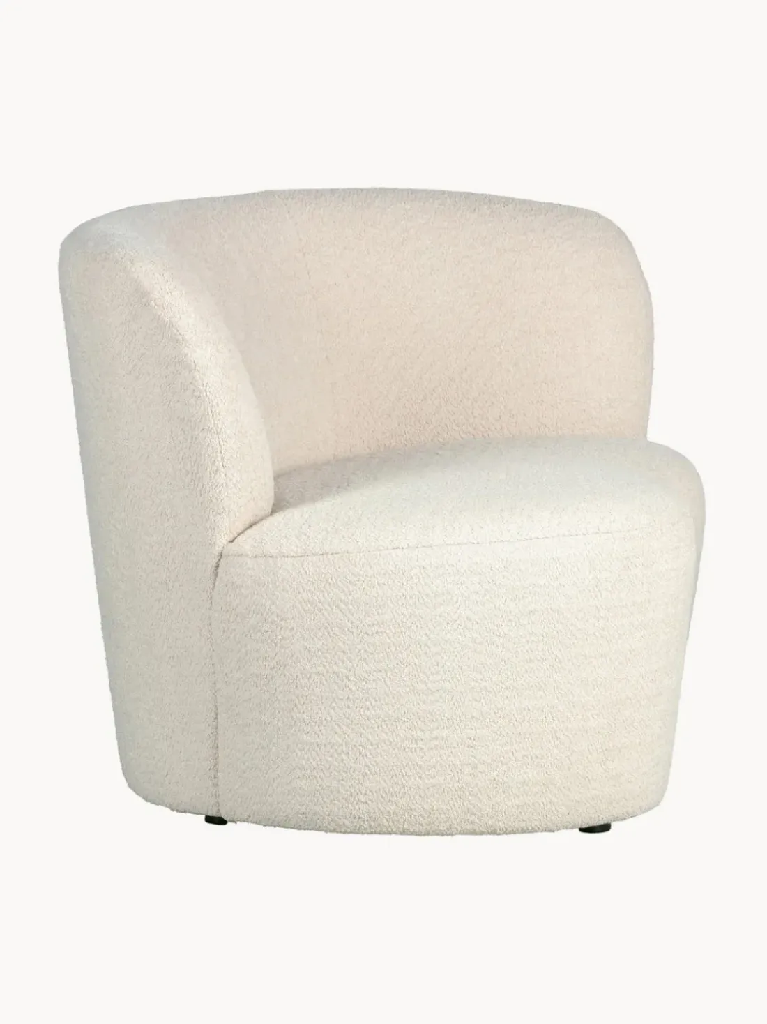 Sillón grande en tejido bouclé Sibylla