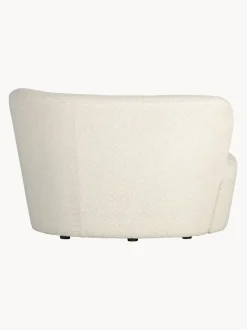 Sillón grande en tejido bouclé Sibylla