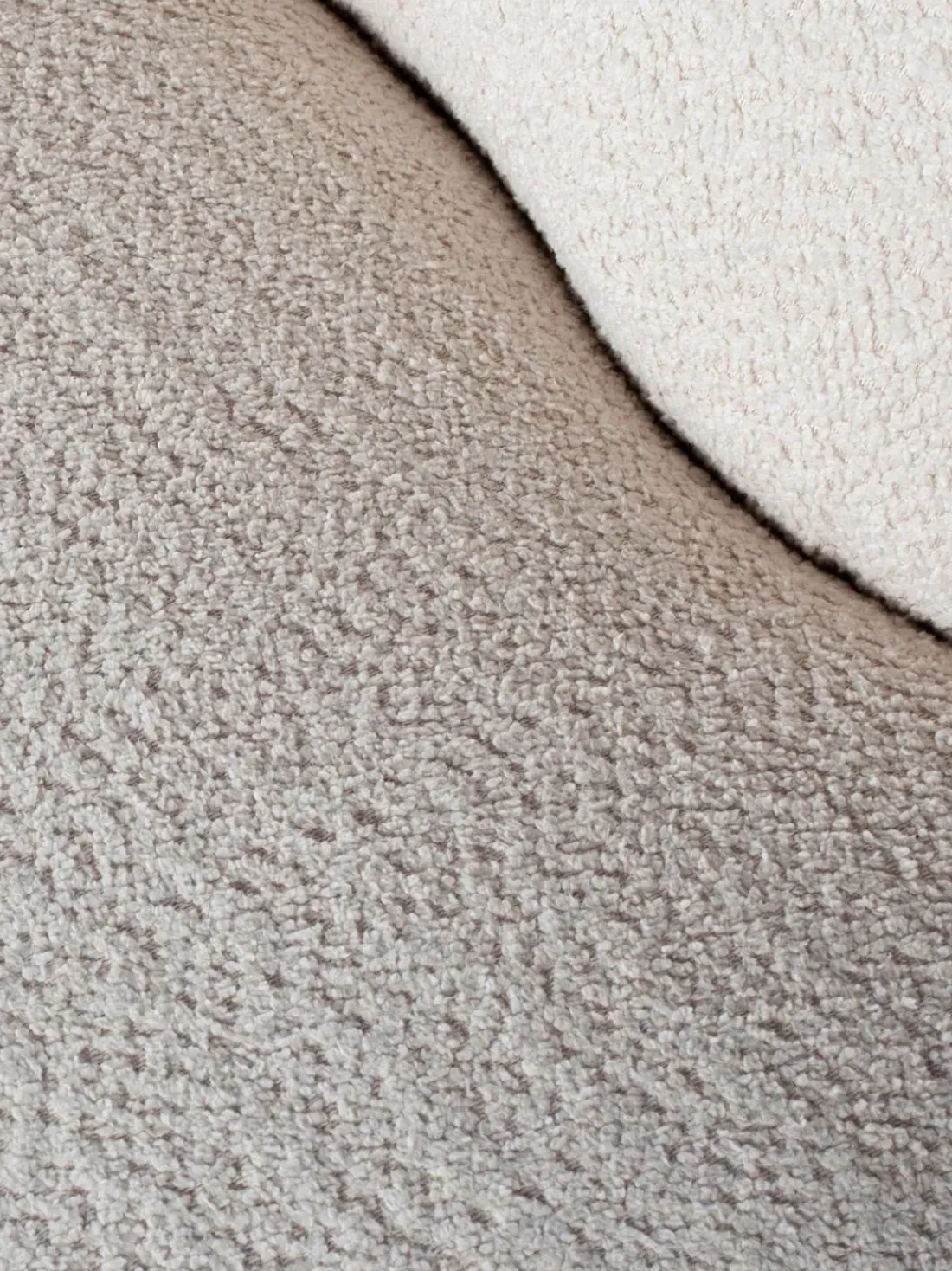 Sillón grande en tejido bouclé Sibylla